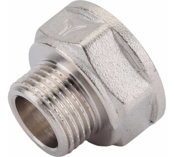 Латунный переход PRO AQUA Н/В резьбовой 3/8 x 1/2 08-M10-F15x