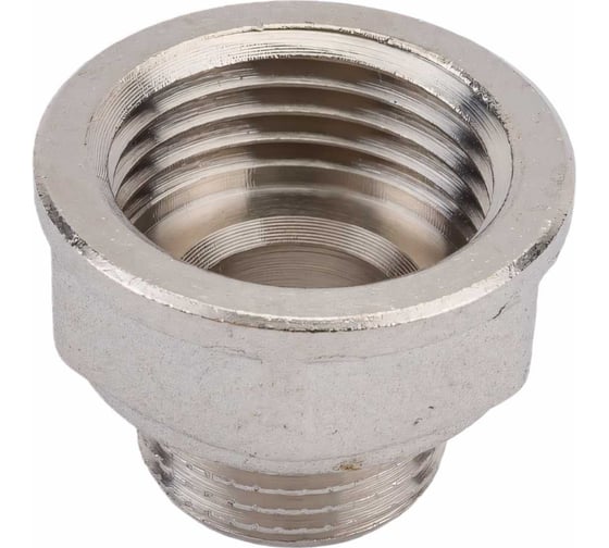 Латунный переход PRO AQUA Н/В резьбовой 3/8 x 1/2 08-M10-F15x