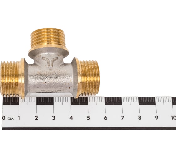 Латунный тройник PRO AQUA НР резьбовой 1/2 03-m15-m15-m15x