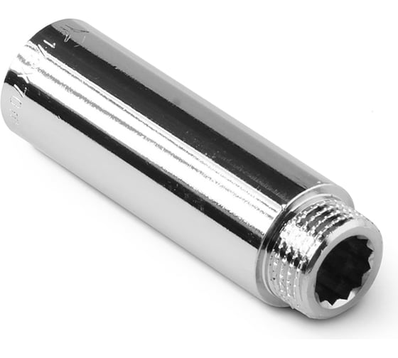 Хромированный удлинитель PRO AQUA Н/В резьбовой 1/2x15 07-M15-F15CR