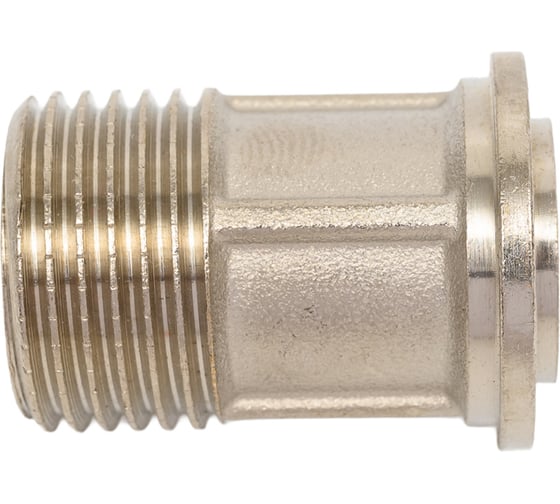 Штуцер с накидной гайкой, с ушком для пломбы PRO AQUA 1/2x3/4 18-m15x