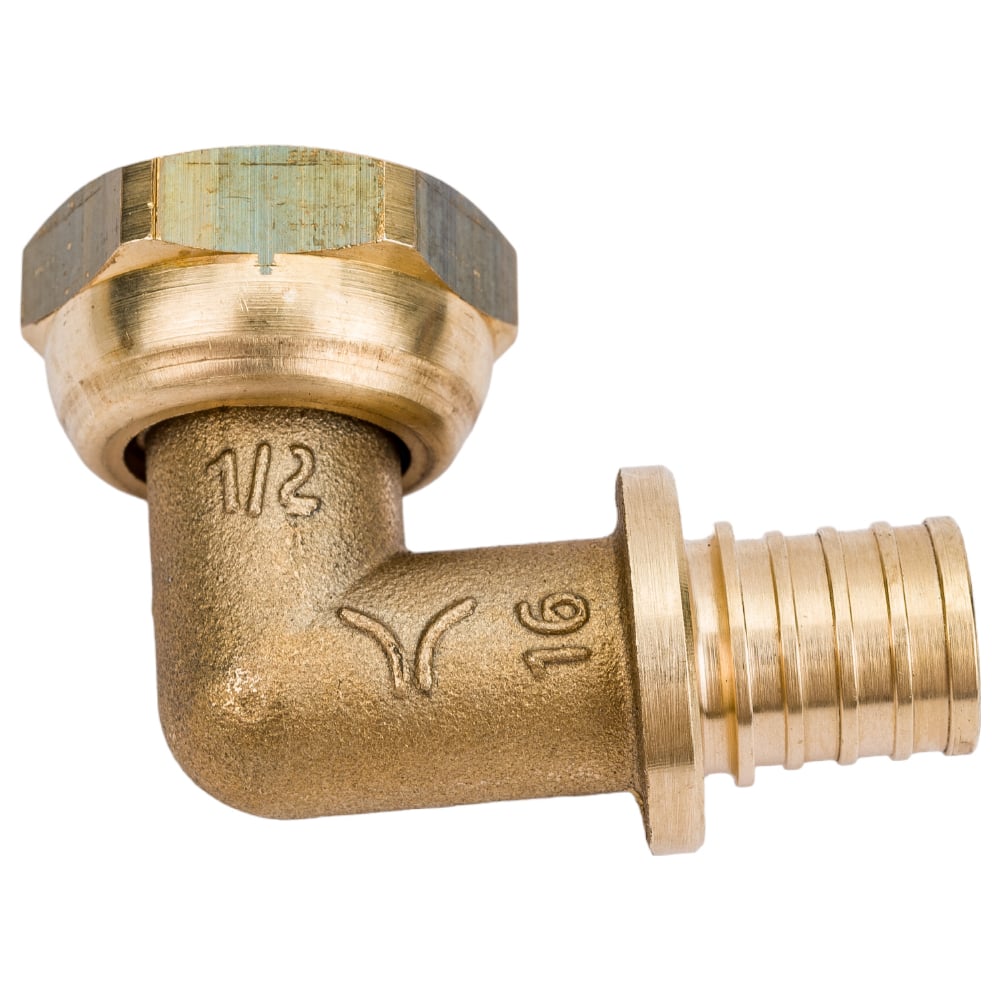 Угольник с накидной гайкой PRO AQUA 16x1/2 AX3501612NG - выгодная цена ...