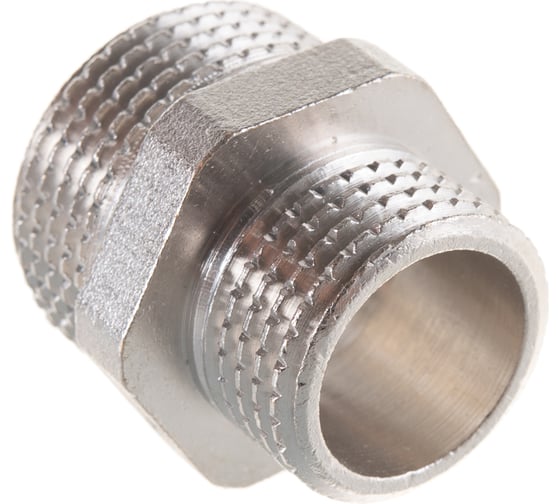 Латунный ниппель PRO AQUA НР резьбовой переходной 1/2x3/4 06-M20-M15xb