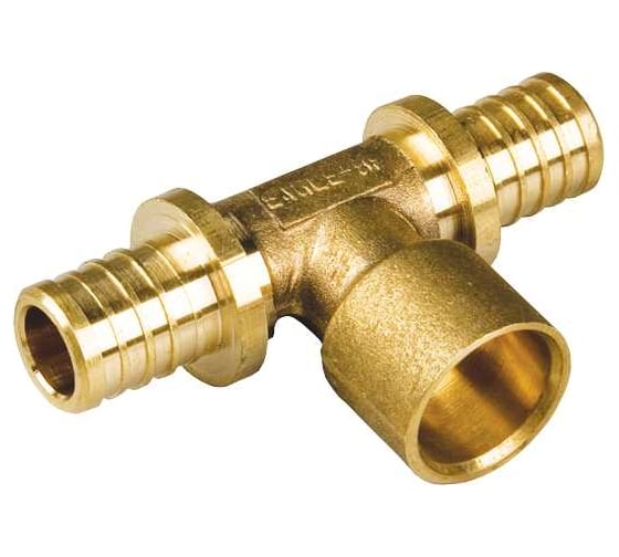 Тройник для медной трубы BYR PEX (пайка)-пресс 32 (4.4) x 15x32 (4.4) 6546