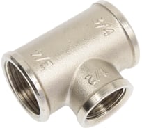Латунный тройник PRO AQUA ВР резьбовой переходной 3/4x1/2x3/4 03-F20-F15-F20xb
