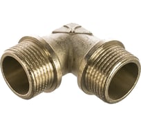 Латунный угольник PRO AQUA НР резьбовой 3/4 x 3/4 02-M20-M20x
