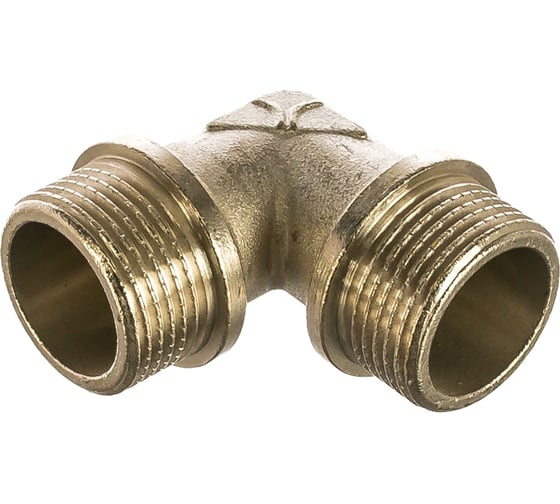 Латунный угольник PRO AQUA НР резьбовой 3/4 x 3/4 02-M20-M20x 1