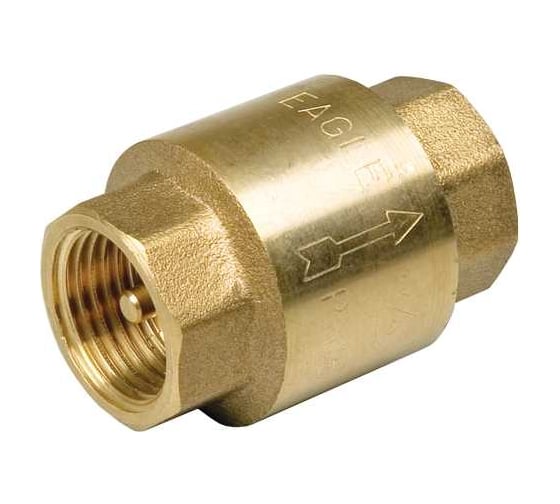 Пружинный обратный клапан с металлическим седлом BYR PEX 3/4" FF PN 16 9112 1