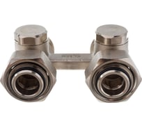 Прямой H-образный вентиль ELSEN 3/4", 3/4", Н ЕК-НГ ЕК, никелированный EVR05.3411
