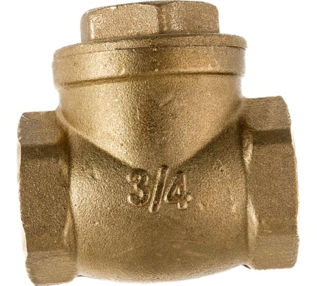 Обратный клапан ELSEN дисковый, горизонтальный, 3/4", ВВ, PN, бар-10 EV42.3434