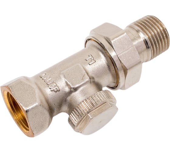 Отсекающий прямой вентиль ELSEN 1/2", 1/2", ВН, никелированный EVR07.3411