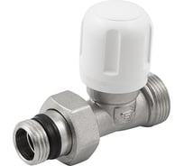 Ручной прямой вентиль ELSEN 3/4", 1/2", Н ЕК-Н, никелированный EVR01.3411