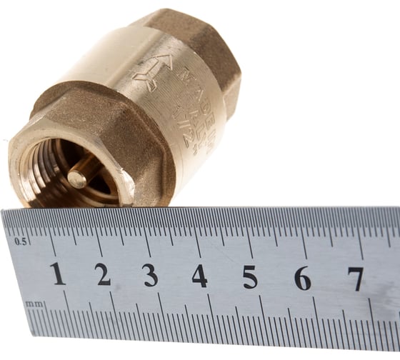 Обратный клапан ELSEN пружинный, универсальный, 1/2", ВВ, PN EV41.1212