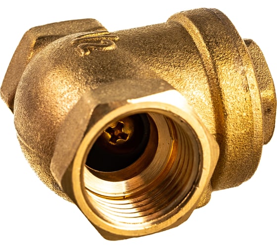 Обратный клапан ELSEN дисковый, горизонтальный,  1/2", ВВ, PN, бар-10 EV42.1212
