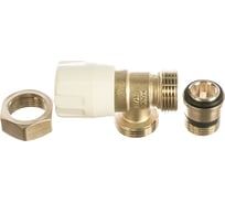 Ручной угловой вентиль ELSEN 3/4", 1/2", Н ЕК-Н, никелированный EVR01.3412