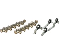 Коллекторная группа ELSEN 1", 5 контуров, размер отвода-3/4", нержавеющая сталь EMi01.05