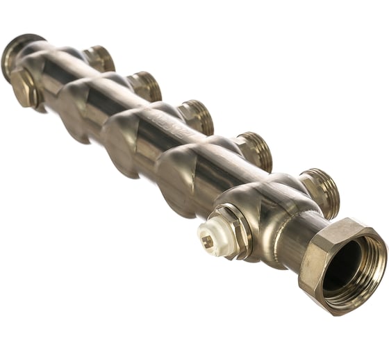 Коллекторная группа ELSEN 1", 5 контуров, размер отвода-3/4", нержавеющая сталь EMi01.05