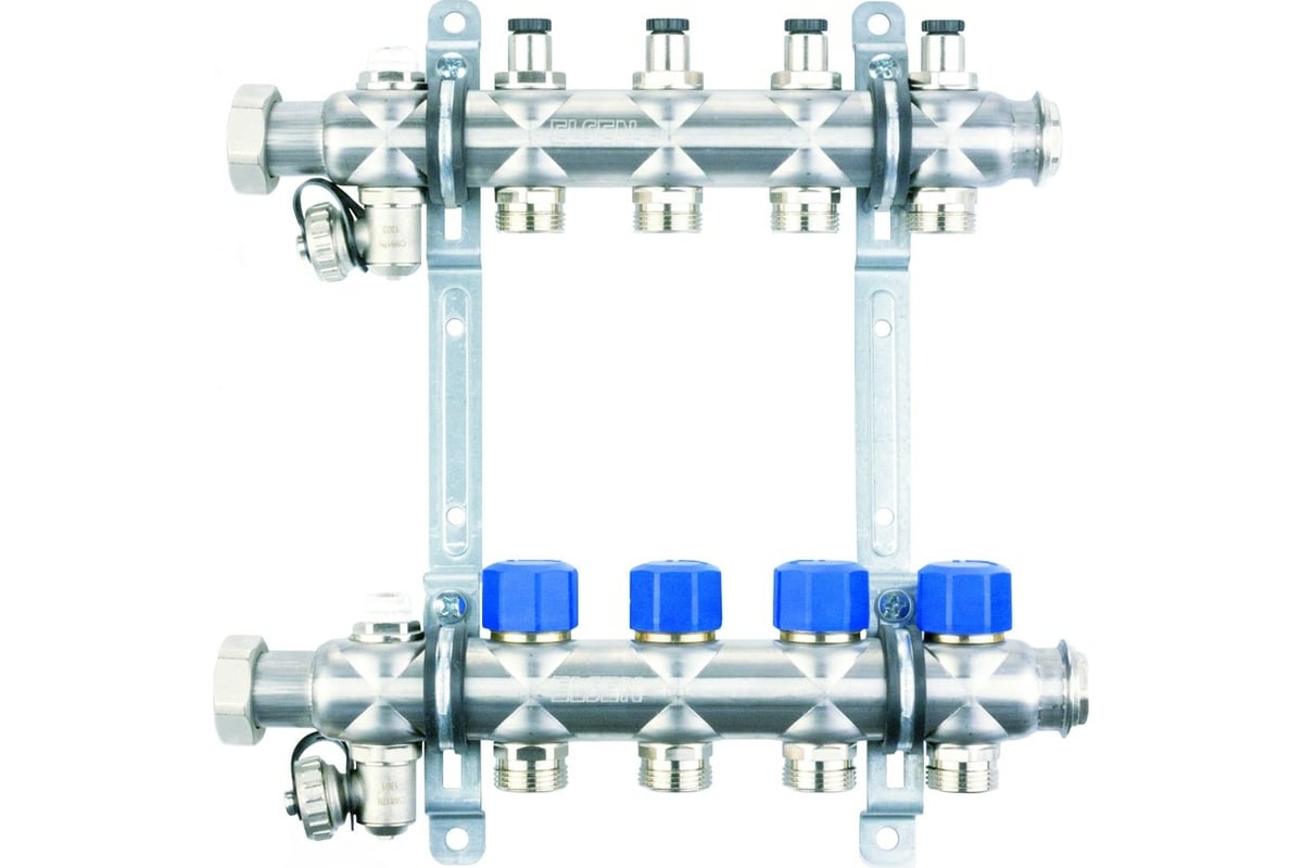 2 контура длина. Коллекторная группа 2 контура 1 дюйм. Elsen коллектор. Коллектор Elsen на 9 контуров без вентилей. Коллекторная группа SD Lux.