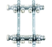Коллекторная группа ELSEN 1", 4 контура, размер отвода-3/4", нержавеющая сталь EMi01.04