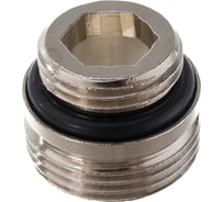 Переходной ниппель с уплотнением ELSEN 1/2"Oring - 3/4"ЕК, никелированный EVR04.0004