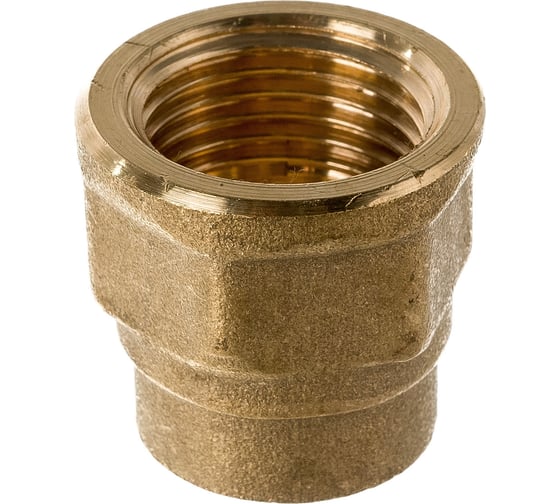 Переходная муфта ELSEN ВВ, 3/8", 1/2", латунь EBF17.3812 1
