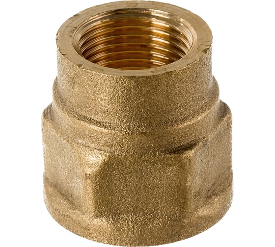 Переходная муфта ELSEN ВВ, 3/8", 1/2", латунь EBF17.3812