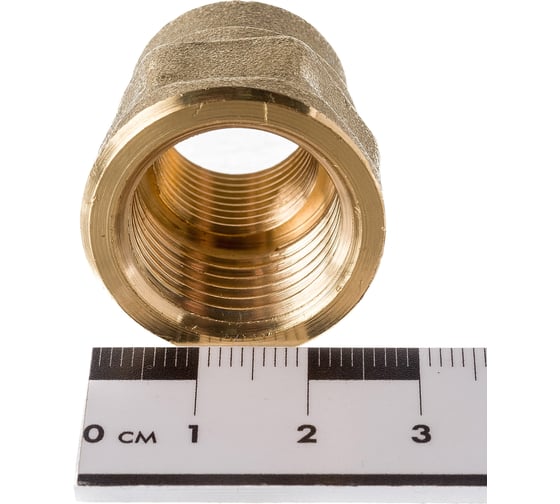 Переходная муфта ELSEN ВВ, 3/8", 1/2", латунь EBF17.3812
