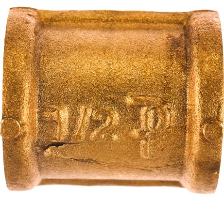 Равнопроходная муфта ELSEN ВВ, 1/2", 1/2", латунь EBF16.12