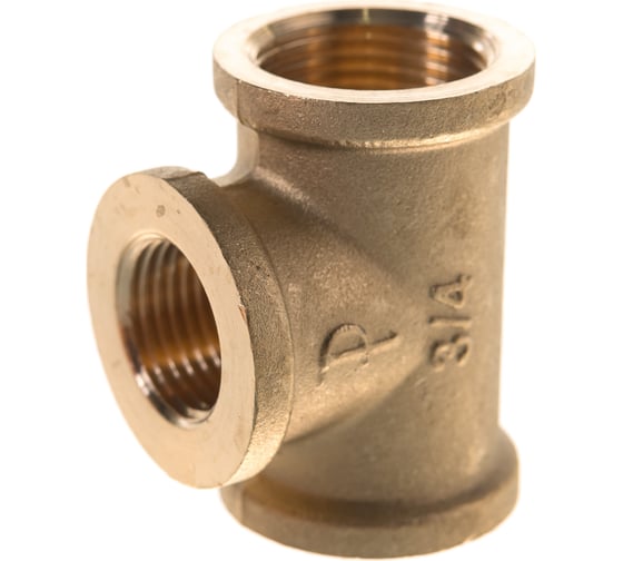 Переходной тройник ELSEN ВВВ, 3/4", 1/2", 3/4", латунь EBF03.341234