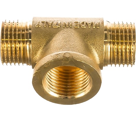 Равнопроходной тройник ELSEN НВН, 1/2", 1/2", 1/2", латунь EBF09.12