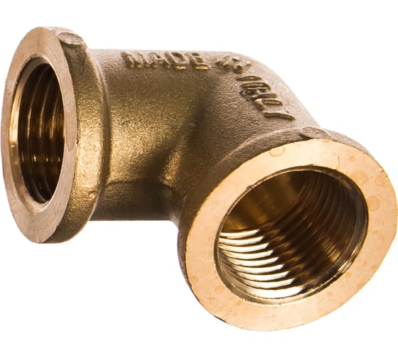 Угольник ELSEN 90, ВВ, 1/2", 1/2", латунь EBF11.12