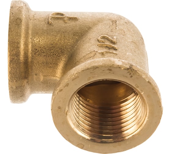 Угольник ELSEN 90, ВВ, 1/2", 1/2", латунь EBF11.12