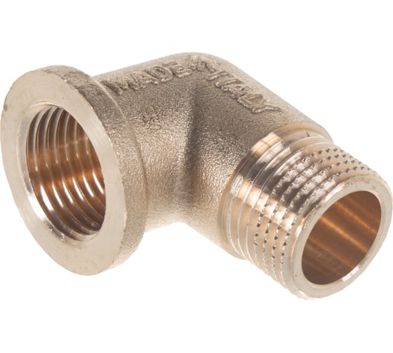 Угольник ELSEN 90, НВ, 1/2", 1/2", латунь EBF12.12
