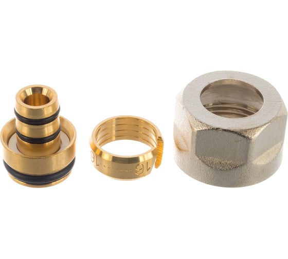 Резьбозажимное соединение ELSEN НГ ЕК, 3/4", 16 x 2,2, латунь, для PEX труб EFB01.1622EK