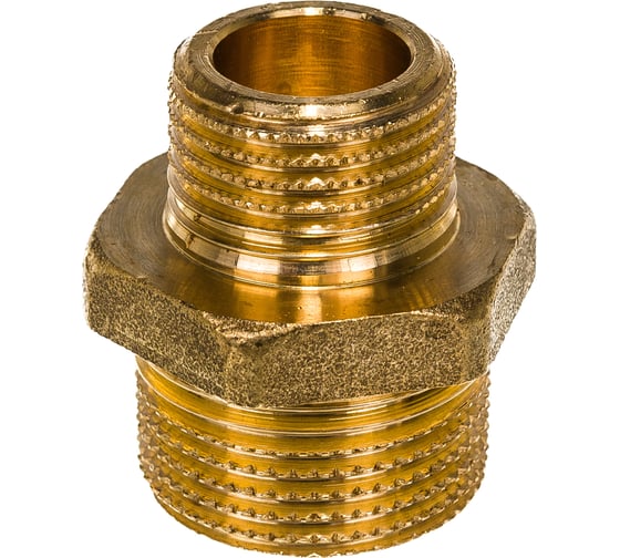 Переходной ниппель ELSEN НН, 1/2", 3/4", латунь EBF29.1234