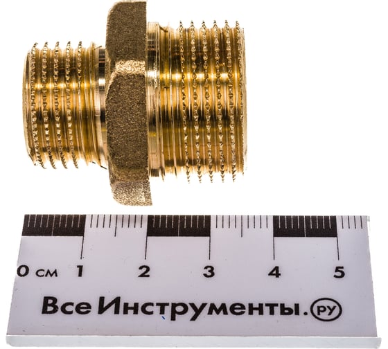 Переходной ниппель ELSEN НН, 1/2", 3/4", латунь EBF29.1234