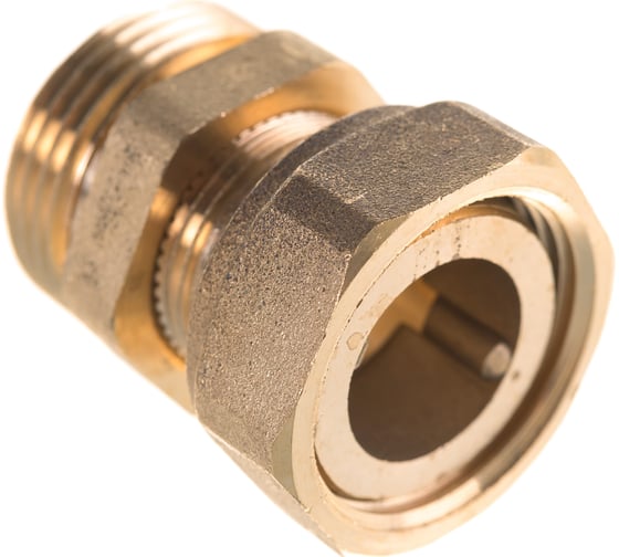 Сгон американка ELSEN прямой, НВ, 3/4", 3/4", латунь, с плоским уплотнением EBF26.34