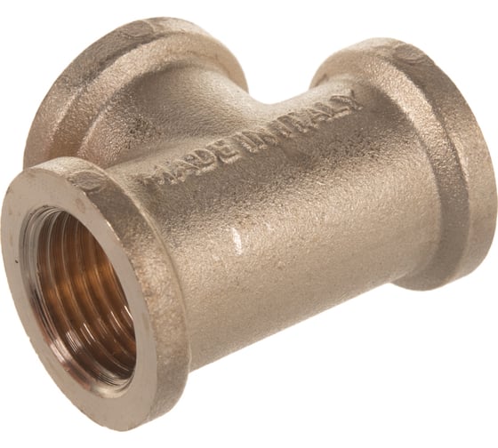 Равнопроходной тройник ELSEN ВВВ, 1/2", 1/2", 1/2", латунь, EBF07.12