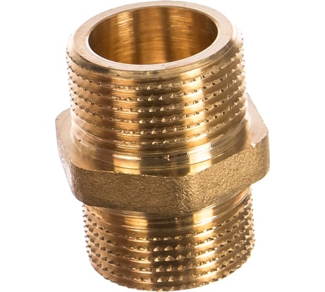 Равнопроходной ниппель ELSEN НН, 3/4", 3/4", латунь EBF15.34