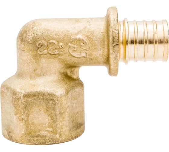 Угольник ELSEN В, 16, 1/2", латунь EFA25.16-12BB