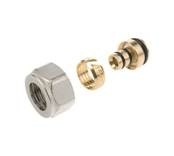 Резьбозажимное соединение ELSEN НГ ЕК, 3/4", 16,2 x 2,6, латунь, для PEX/AL труб EFB01.16226EK 1