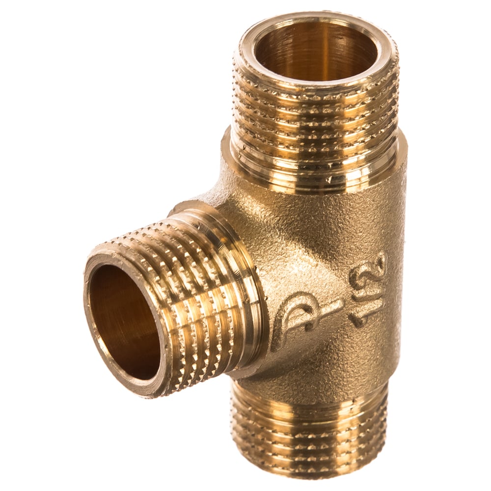 Равнопроходной тройник ELSEN ННН, 1/2\", 1/2\", 1/2\", латунь EBF06.12 ...