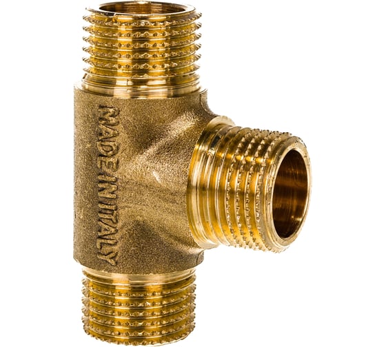 Равнопроходной тройник ELSEN ННН, 1/2", 1/2", 1/2", латунь EBF06.12