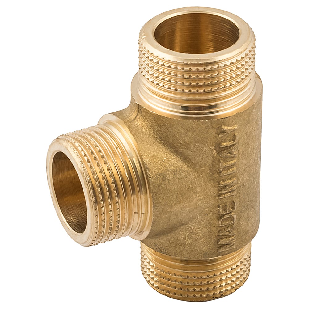 Равнопроходной тройник ELSEN ННН, 3/4\", 3/4\", 3/4\", латунь EBF06.34 ...