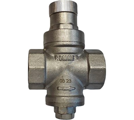 Редуктор давления ROMMER RVS-0009-000020 PN16 вн/вн 3/4 без подключения манометра RG00921SM0C73N