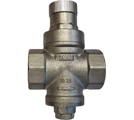 Редуктор давления ROMMER RVS-0009-000020 PN16 вн/вн 3/4 без подключения манометра RG00921SM0C73N