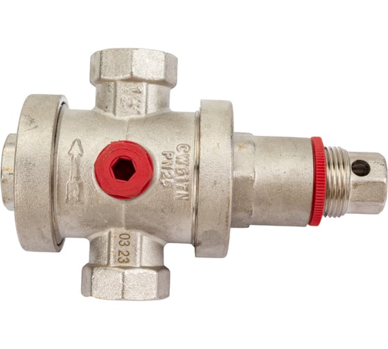 Редуктор давления ROMMER RVS-0008-000015 PN25 вн/вн 1/2 с выходом под манометр RG00921SM0CF3O
