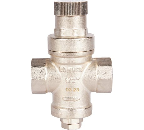 Редуктор давления ROMMER RVS-0009-000015 PN16 вн/вн 1/2 без подключения манометра RG00921SM0BURM