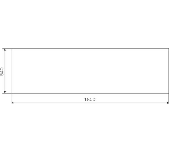 Фронтальная панель AM.PM Gem 180x70/180x80 W93A-180-070W-P