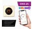 Терморегулятор OneKeyElectro c WiFi ОКЕ-25+рамка стеклянная, бежевый 2288997 2